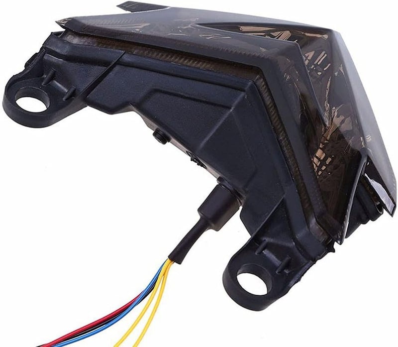 TEBOCR Motorcycle Tail Light Integrated Running Brake Stop Light Turn Signals Lamp Black with License Plate Bracket for Har-ley Hon-da Ya-maha Su-zuki Ka-wasaki - Image 5
